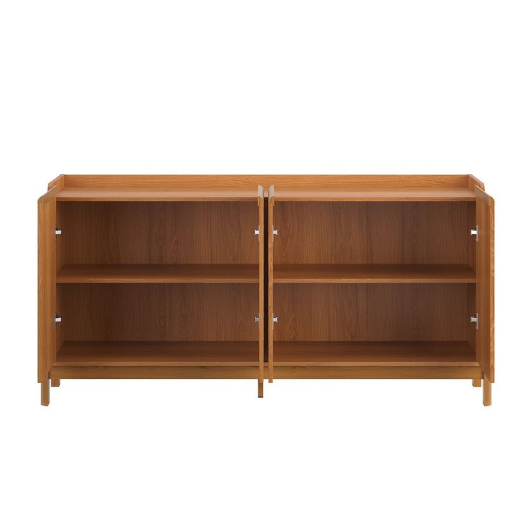 Aparador Buffet Elegance com 4 Portas Jequitiba - Lukaliam Aparador Buffet Elegance com 4 Portas Jequitiba - Lukaliam