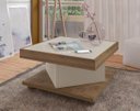 Ver imagem 3 de Mesa Centro Saara - Pinho/Off White - Artely