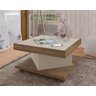 Mesa Centro Saara - Pinho/Off White - Artely - 1