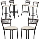 Ver imagem 2 de Kit 6 Banquetas Alta Forts Fio de Fibra Proteção UV Restaurante, Lanchonete, Sala De Jantar, Área Go