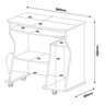 Mesa para Computador 160 - Pinho/Off White - Artely - 7