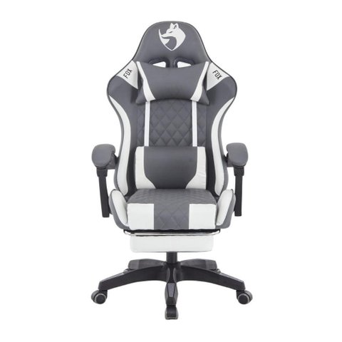 Cadeira Gamer Fox Racer Luna com Apoio de Pés Ut-b200 Cinza