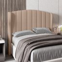 Ver imagem 2 de Cabeceira para Cama Box Queen 160 Cm Angel Linho Bege I02 - D'Rossi
