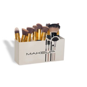 Porta Maquiagem Chapa Trio Pinceis Makeup