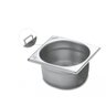 CUBA ACO INOX 1 6 COM ALCAS MOVEIS - PROFUNDIDADE 65MM TRAMO - 1