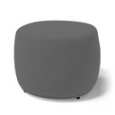 Ver imagem 7 de Kit 02 Puffs Decorativos Living Aisha Orgânico Redondo Suede Cinza - Desk Design