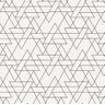 Papel de Parede Adesivo Rolo 0,58x3,00M Triangulo Geométrico Preto Branco Jovem 399124609 - 2