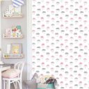 Ver imagem 1 de Papel de Parede Autoadesivo Nuvem Rosa e Cinza