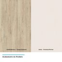 Ver imagem 2 de Ponte Modulada Aérea Solteiro 2 Portas 97cm Avelã Com Areia