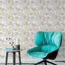 Ver imagem 1 de Papel de Parede Autoadesivo Árvores com Pássaros