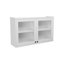Ver imagem 1 de Armário Aéreo P/ Cozinha Évora Ph 3122 C/ 2 Portas C/ Vidro 120cm Branco - Herval