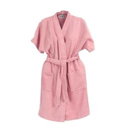 ROUPÃO DE BANHO VELUDO ADULTO 100% ALGODÃO ROSA Tam. GG - 1