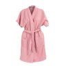 ROUPÃO DE BANHO VELUDO ADULTO 100% ALGODÃO ROSA Tam. GG - 1
