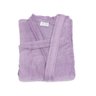 ROUPÃO DE BANHO VELUDO ADULTO 100% ALGODÃO PLUS SIZE LILAS Tam. GGG - 2