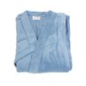 Roupão de Banho Veludo Adulto 100% Algodão Plus Size Azul Tam. Gggg - 2