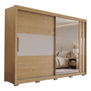 Ver imagem 1 de Guarda Roupas Casal com Espelho 2 Portas de Correr 4 Gavetas 100% MDF Imola
