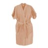 ROUPÃO DE BANHO VELUDO JUVENIL 100% ALGODÃO SALMON Tam. 14 - 1