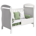 Ver imagem 3 de Quarto de Bebê Americano 6 Portas com Berço Danny Branco Acetinado Reller e Colchão Tendtudo -