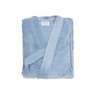ROUPÃO DE BANHO VELUDO ADULTO 100% ALGODAO AZUL Tam. ÚNICO - 2
