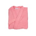 Ver imagem 2 de ROUPÃO DE BANHO ATOALHADO ADULTO 100% ALGODÃO ROSA Tam. M