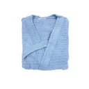 Ver imagem 3 de ROUPÃO DE BANHO ATOALHADO ADULTO 100% ALGODÃO AZUL Tam. M