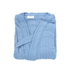 ROUPÃO DE BANHO ATOALHADO ADULTO 100% ALGODAO AZUL Tam. ÚNICO - 3