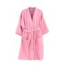ROUPÃO DE BANHO ATOALHADO ADULTO 100% ALGODÃO ROSA Tam. M - 1