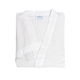 ROUPÃO DE BANHO PIQUE ADULTO 100% ALGODAO BRANCO Tam. ÚNICO - 2