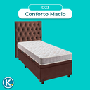 Ver imagem 4 de Kit Cama Box Bau + Cabeceira + Colchão Solteiro D23 - D23 - Inducol