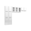 Ver imagem 6 de Kit de Cozinha Completa 3 Peças Topázio (2 Armários + 1 Paneleiro) Cpt123 Branco/preto - Telasul