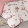 Edredom King Quality Estampado Dupla Face 100% Algodão Fio Penteado 1 Peça - Rosê - 2