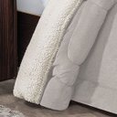 Ver imagem 2 de Coberdrom Casal Queen Everest Sherpa e Manta Microfibra 1 Peça - Cinza