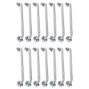 Ver imagem 1 de Alça de Apoio Barra 40cm Aço Inox Kit 14 Unidades Acessibilidade Idoso Deficiente Cadeirante Seguran