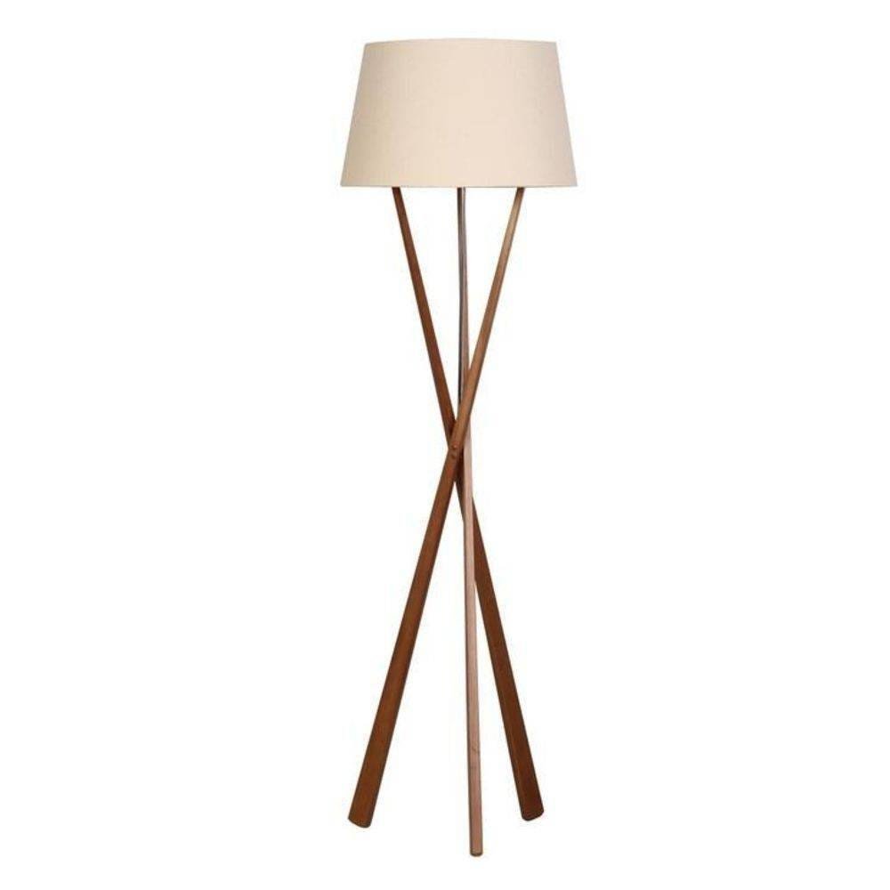 Luminária de Piso 5l Trevisan Imbuia MadeiraMadeira