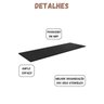 Tampo para Balcão 150 Cm Preto Ajl - 3