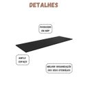 Ver imagem 3 de Tampo para Balcão 150 Cm Preto Ajl