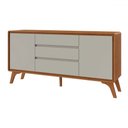 Ver imagem 2 de Balcão Buffet Ares 2 Portas 3 Gavetasnaturalle/off White - Mavaular