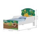 Ver imagem 2 de Mini Cama Dinossauros Com Colchão