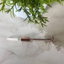 Ver imagem 3 de Pino Metal 3cm Rose Bucha Plástica 7mm Espelho de Parede Fixador Duler 