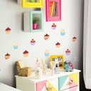 Ver imagem 1 de Adesivo Destacável Cupcakes - Cartela com 50 unidades