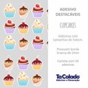 Ver imagem 4 de Adesivo Destacável Cupcakes - Cartela com 50 unidades