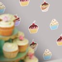 Ver imagem 2 de Adesivo Destacável Cupcakes - Cartela com 50 unidades