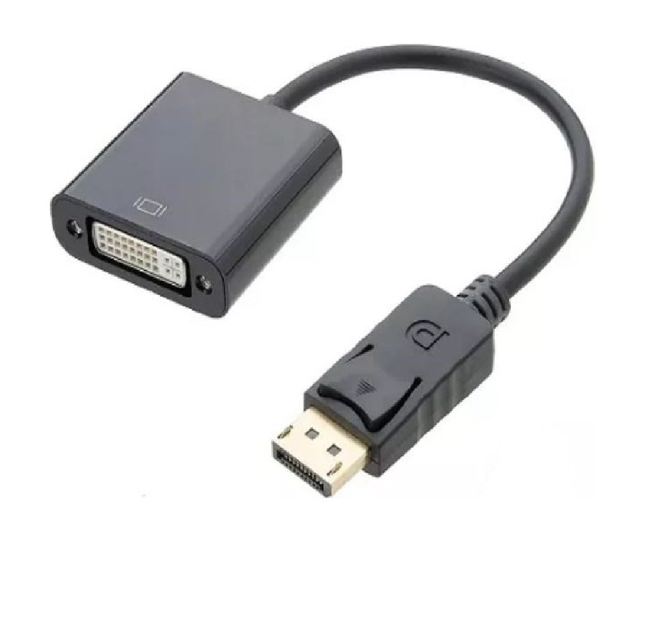 Conversor Displayport Macho X Dvi Fêmea