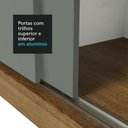 Ver mais imagens de Guarda-roupa Casal Madesa Reno 3 Portas de Correr