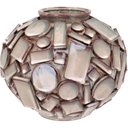Ver imagem 1 de Vaso Decorativo Enfeite Casa Cerâmica 21x26x26cm Bege