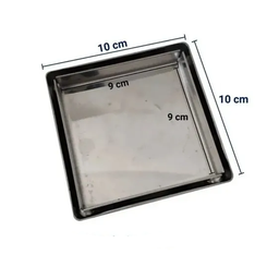 Ralo Oculto Flux Hidro Duplo Inox 10x10 - 2