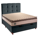 Ver imagem 4 de Cama Box Bau com Colchão Casal D45 Belmont Hellen + Cabeceira Cinza
