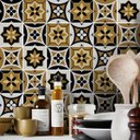 Ver imagem 1 de Adesivo Destacável Azulejo Funchal - 10 x 10cm - 90 unidades