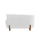 Ver imagem 6 de Namoradeira Sofá Feijão Lounge Orgânica Couro Branco