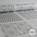 Ver imagem 4 de Adesivo Destacável Azulejo Aveiro Cinza Claro - 20 x 20cm - 18 unidades.